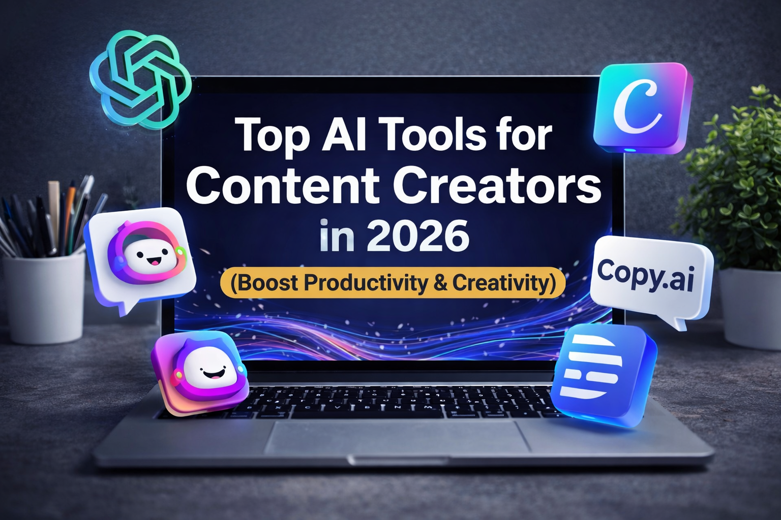 Top AI Tools for Content Creators in 2026 (Boost Productivity & Creativity)